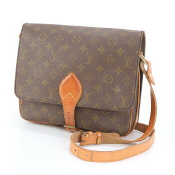 Louis Vuitton Monogram Cartesiere leather shoulder bag hand tote - Picture 2 of 11